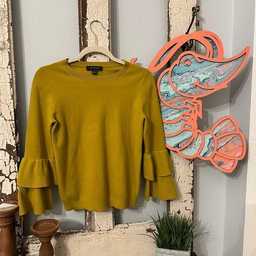 Ann Taylor Olive Sweater